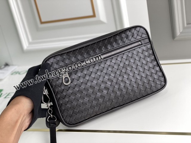 Bottega veneta高端男包 98023 寶緹嘉男士手包 BV經典款胎牛皮純手工編織手拿包  gxz1360
